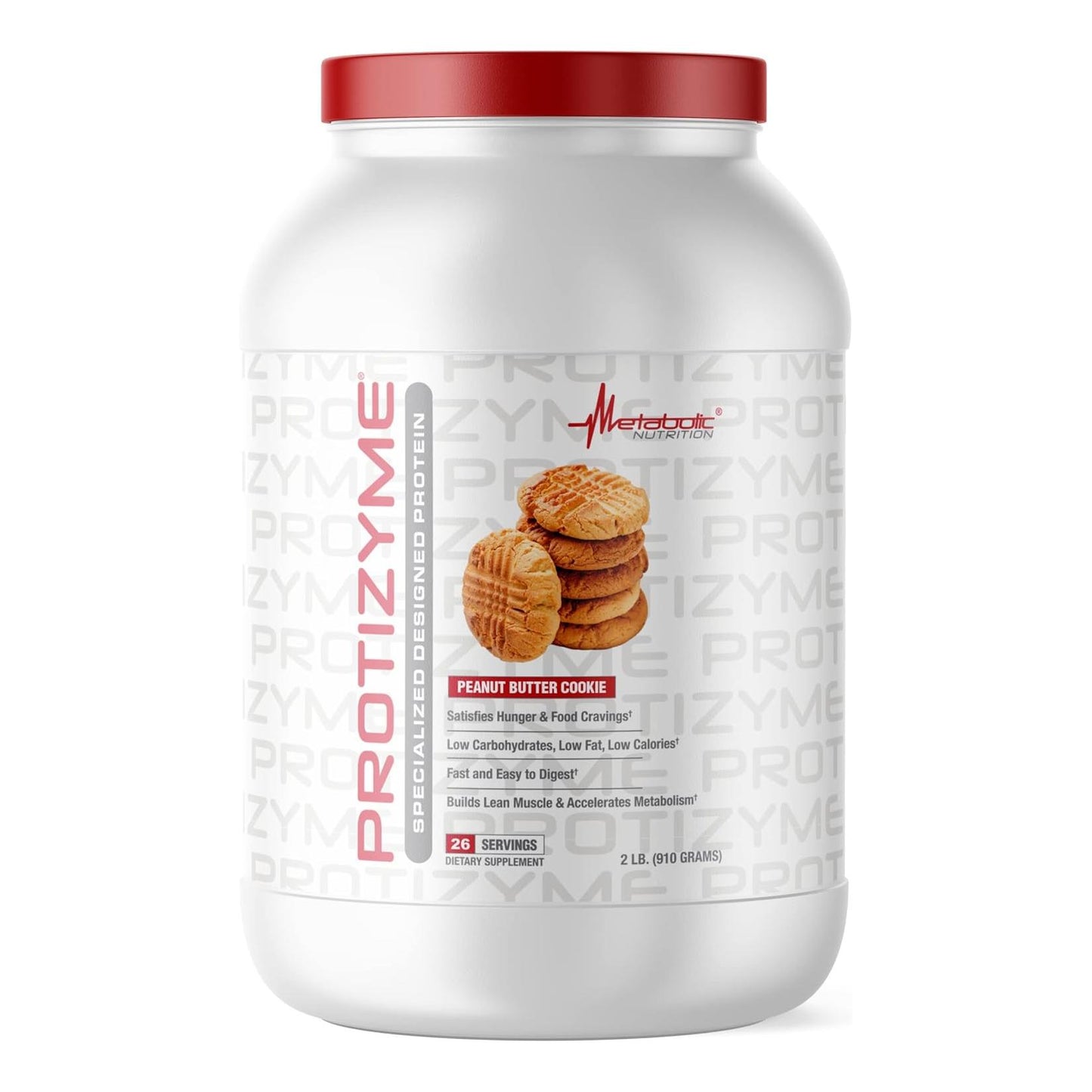 Protizyme 100% Whey Protein, Peanut Butter Cookie (2 lb)