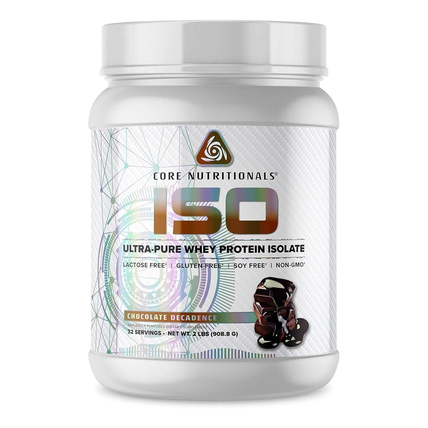 Core Nutritionals ISO Whey Protein Isolate, 25g, 32 Servings (Chocolate Decadence)