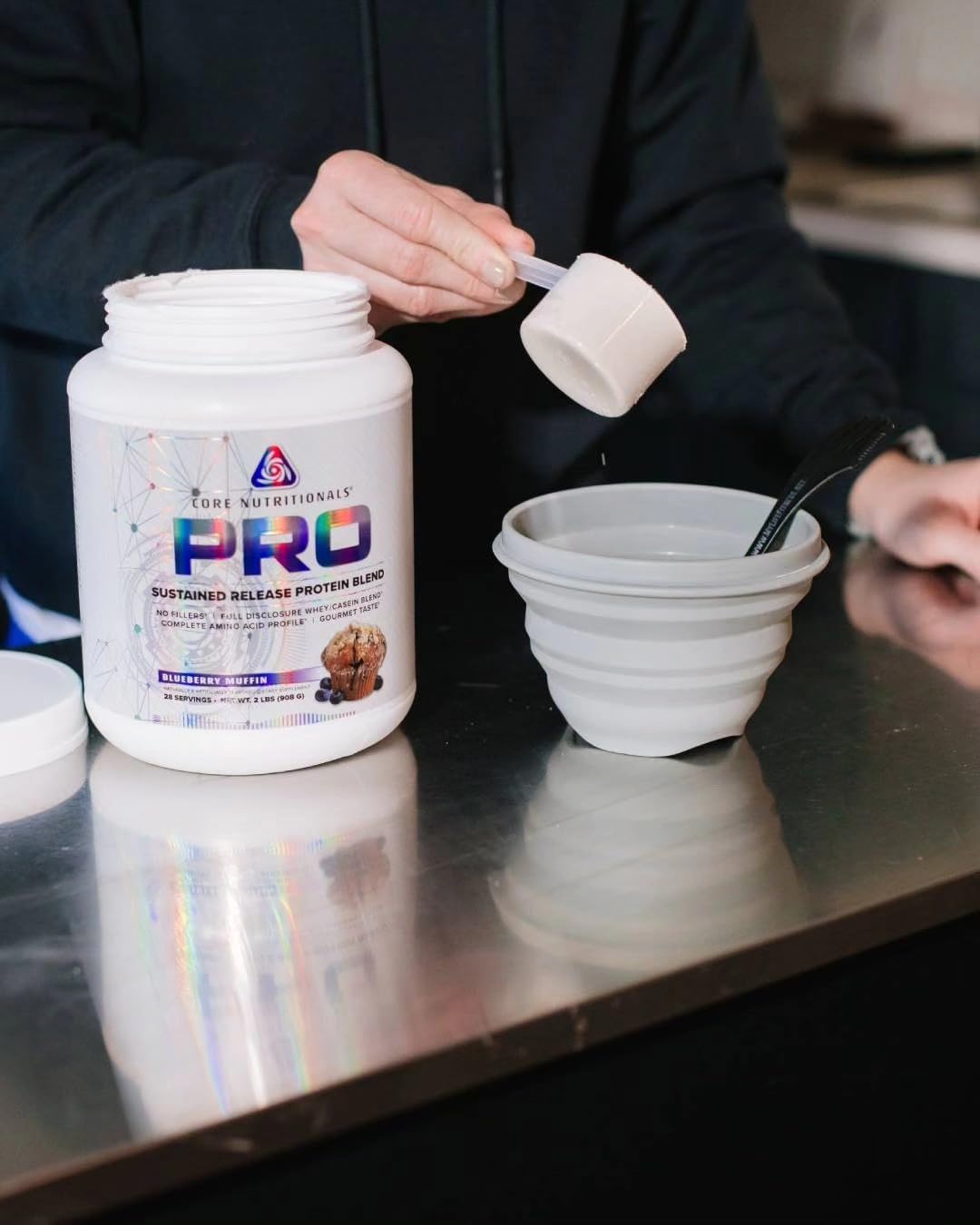 Core Nutritionals Pro Sustained Release Protein, 25g Protein, 24 Servings (Chocolate)