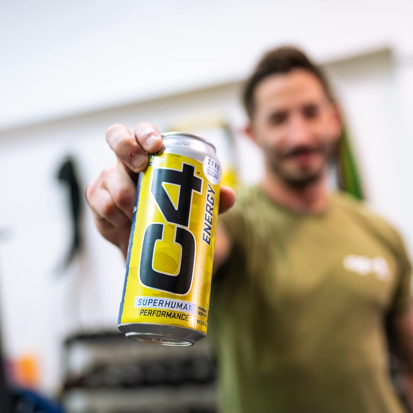 Cellucor C4 Mango Foxtrot Energy Drink, Zero Sugar, 200mg Caffeine (16oz, 12 Pack)