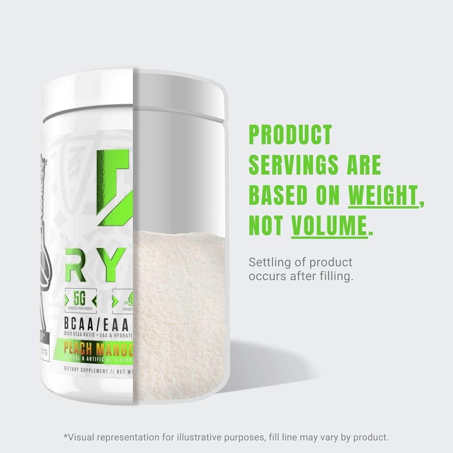 RYSE Up Core Series BCAA+EAA for Recovery & Hydration (30 Servings, Cherry Limeade)