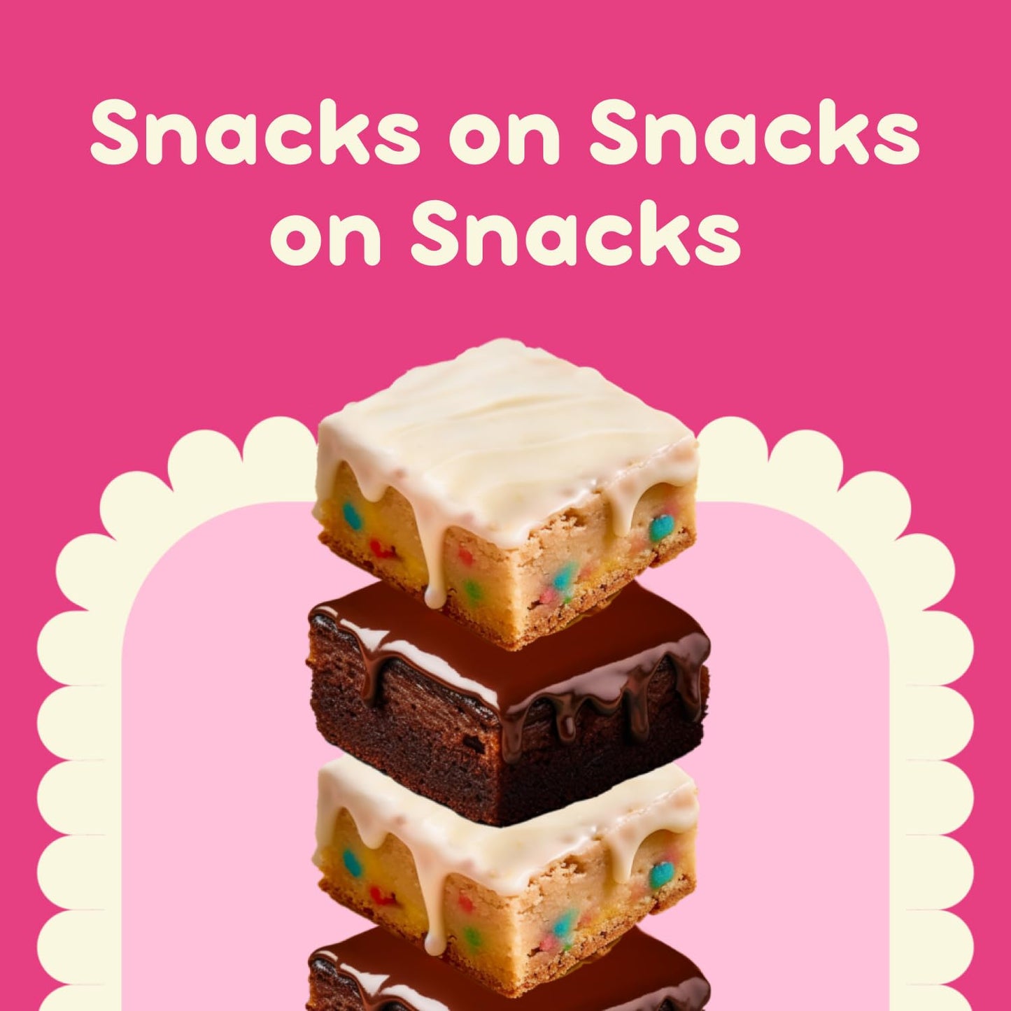 Prime Bites Protein Brownie - High Protein, Low Sugar (12 Bars, Birthday Cake)