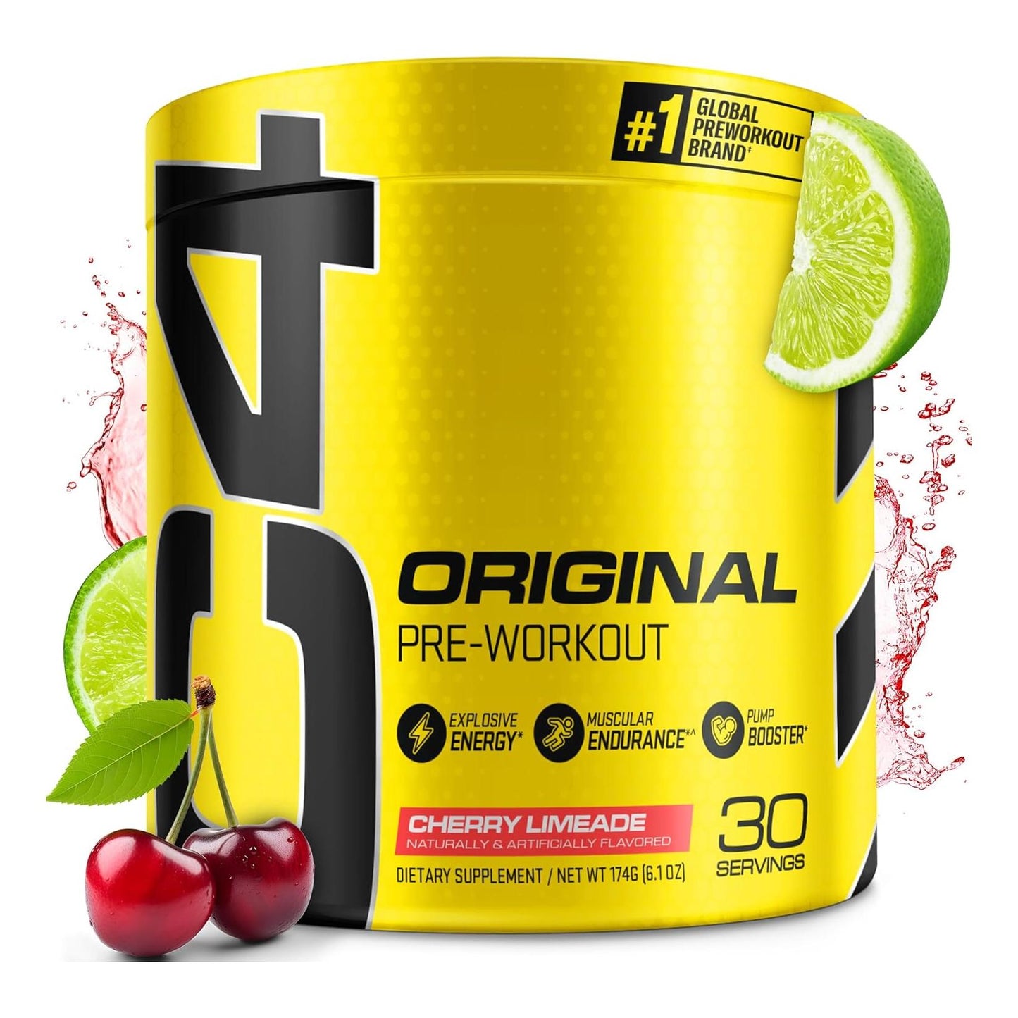 Cellucor C4 Original Pre Workout Powder, Cherry Limeade with Immune Support (30 Servings)