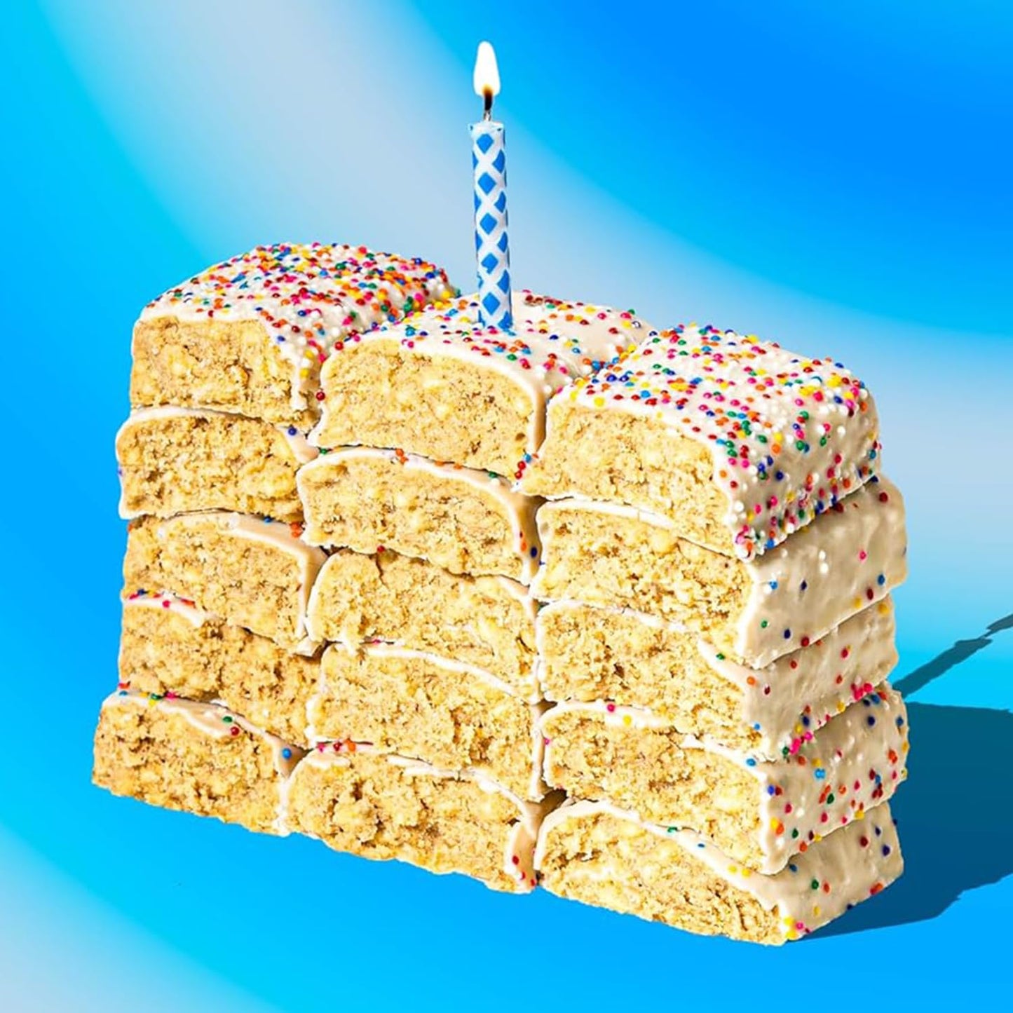Anabar Protein Bar, 20g Protein, No Sugar Alcohols, Birthday Cake (12 Bars)