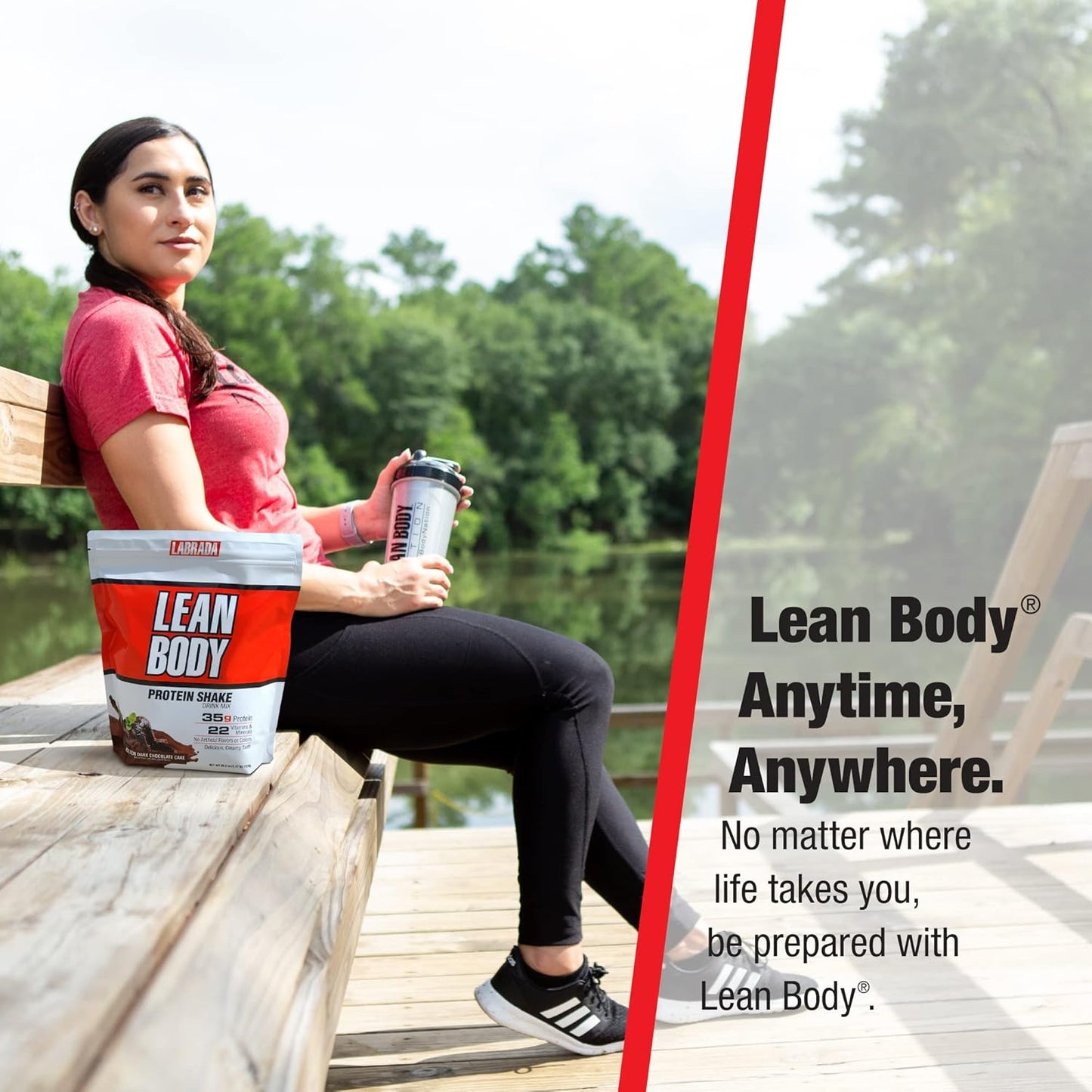 Labrada Lean Body Vanilla Meal Replacement Shake (2.47-Pound Tub)