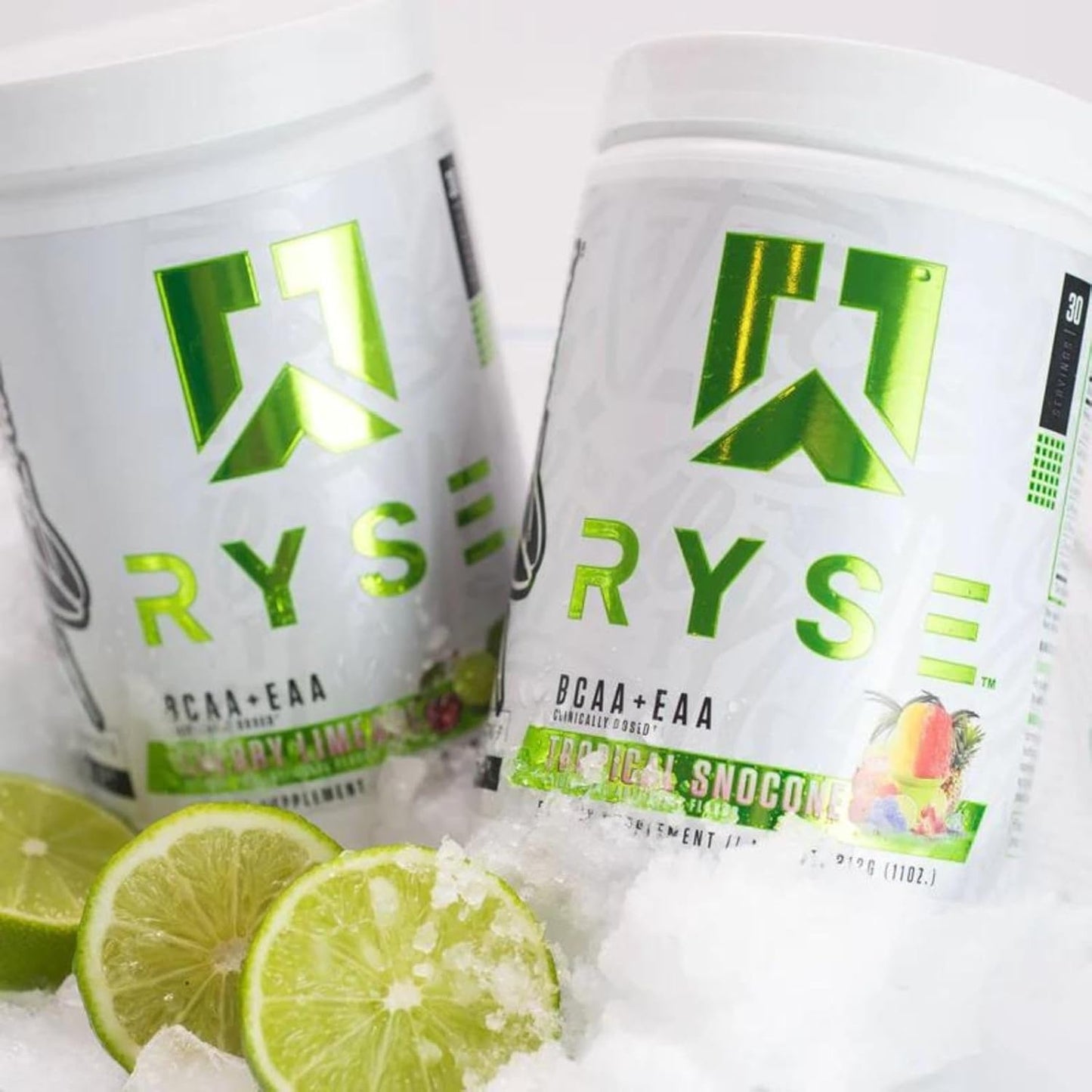 RYSE Up Core Series BCAA+EAA for Recovery & Hydration (30 Servings, Strawberry Pineapple)