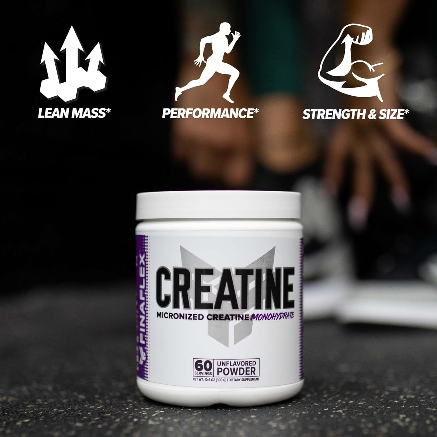FINAFLEX Pure Creatine, Unflavored - Promotes Strength & Performance (10.6 oz, 60 Servings)