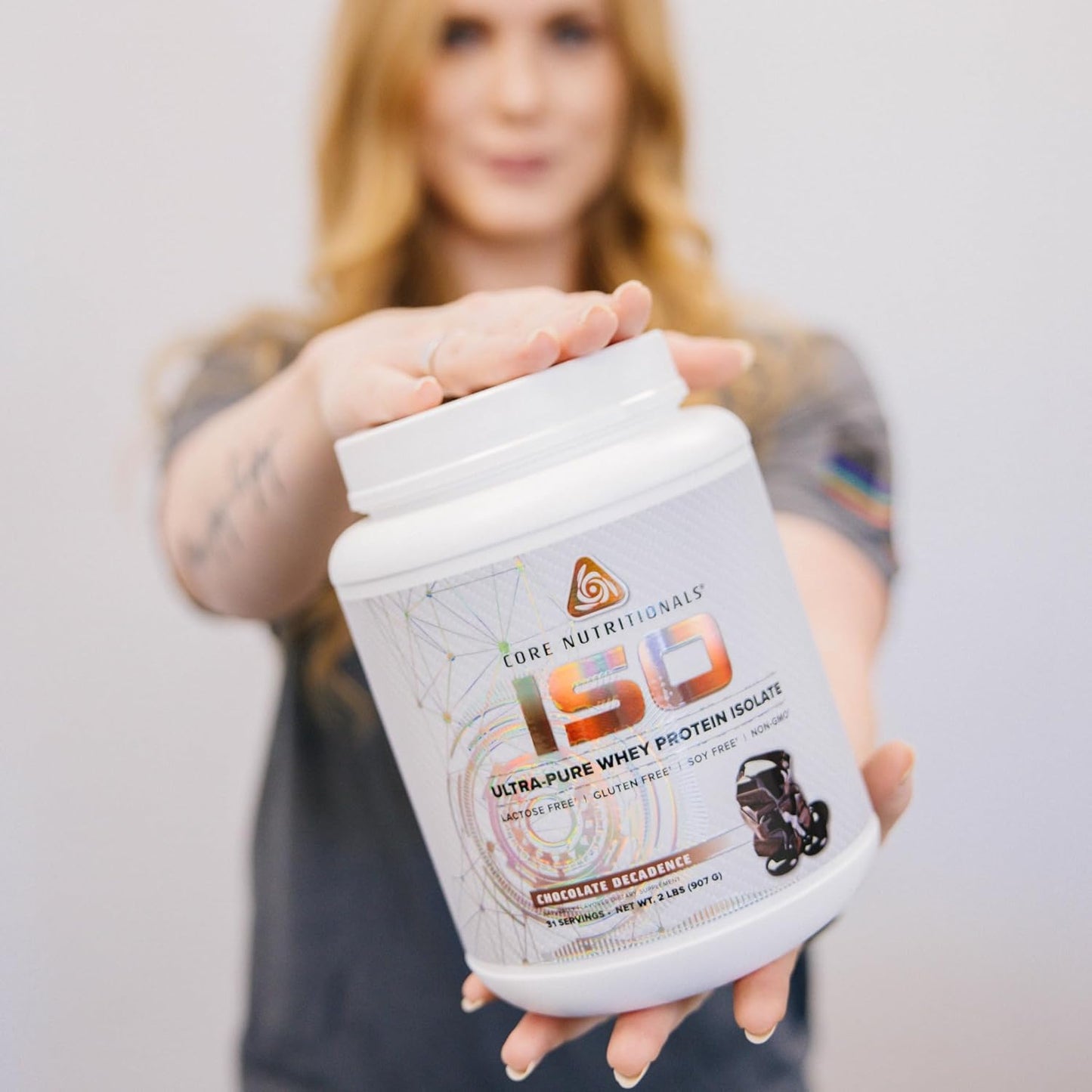 Core Nutritionals ISO Whey Protein Isolate, 25g, 32 Servings (Vanilla Cake)