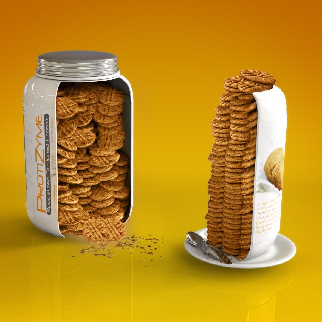 Protizyme 100% Whey Protein, Peanut Butter Cookie (2 lb)
