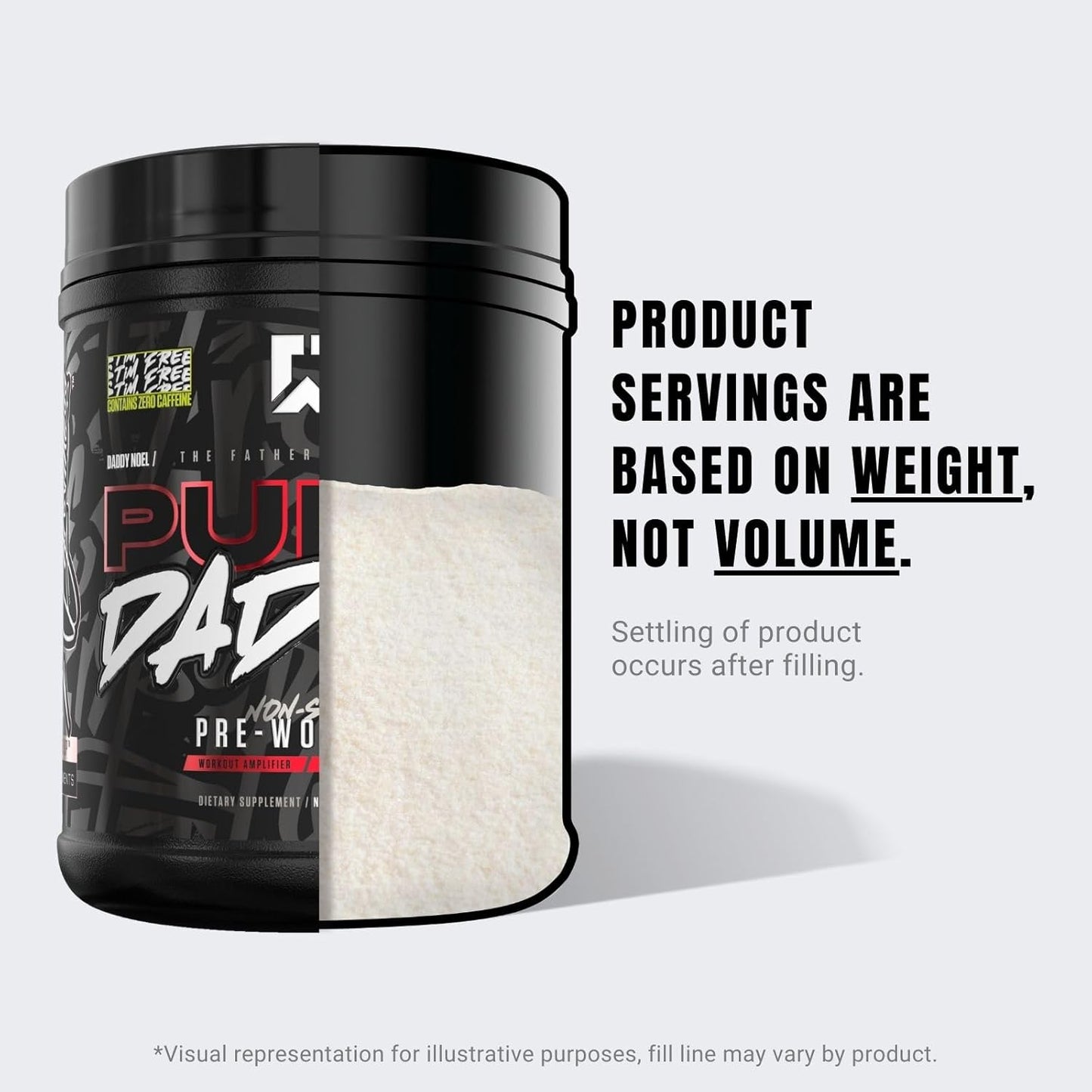 RYSE Pump Daddy V2 Non-Stim Pre Workout, Citrulline & Creatine (40 Servings)