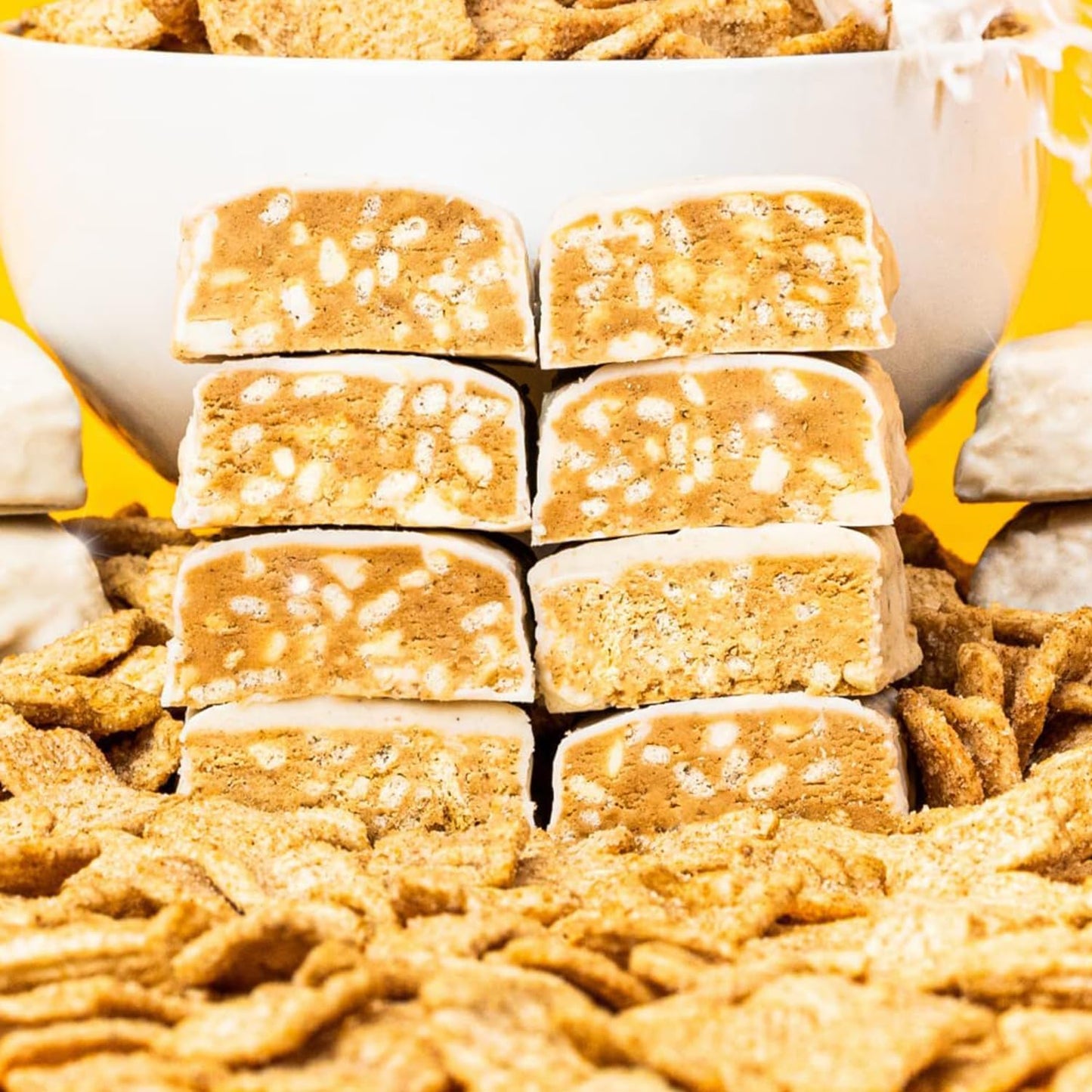 Anabar Protein Bar, 20g Protein, No Sugar Alcohols, Real Food (12 Bars, White Chocolate Cinnamon Swirl)