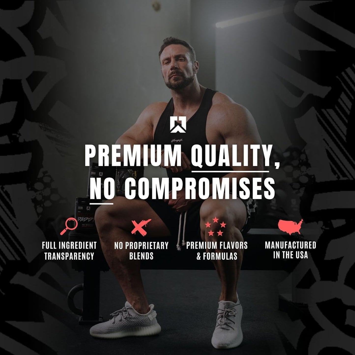 RYSE Pump Daddy V2 Non-Stim Pre Workout, Citrulline & Creatine (40 Servings)