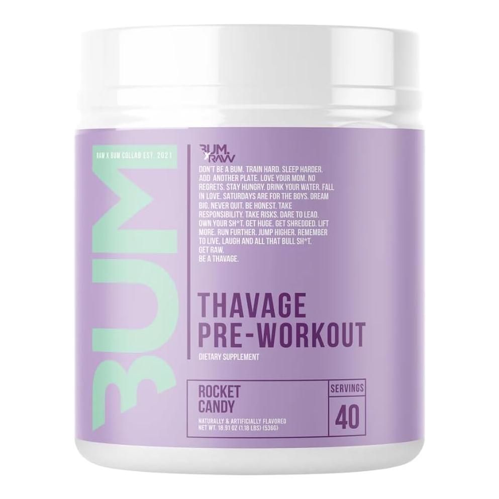 RAW Thavage Preworkout - Rocket Candy (40 Servings)