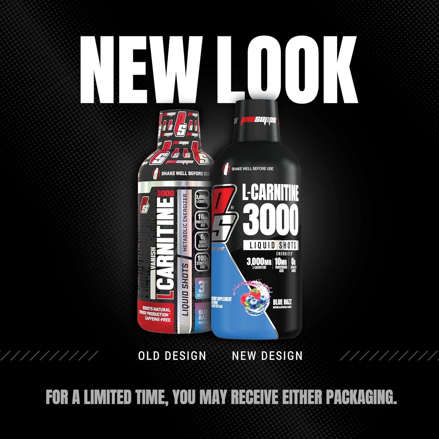 ProSupps L-Carnitine 3000 Stimulant-Free Workout Drink (Blue Razz)