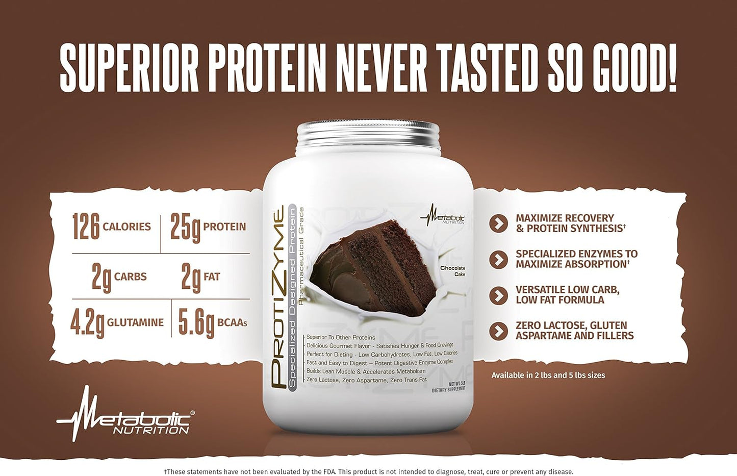 Protizyme 100% Whey Protein, Peanut Butter Cookie (2 lb)