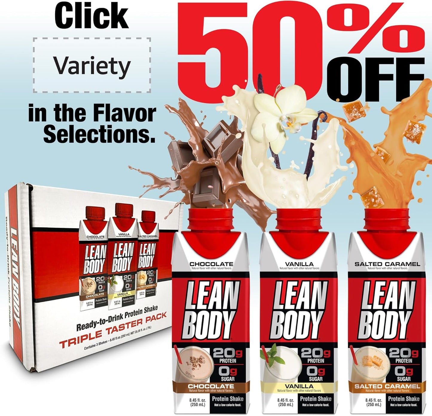 Lean Body Mint Chocolate Ready-to-Drink (17oz, 12 Pack)