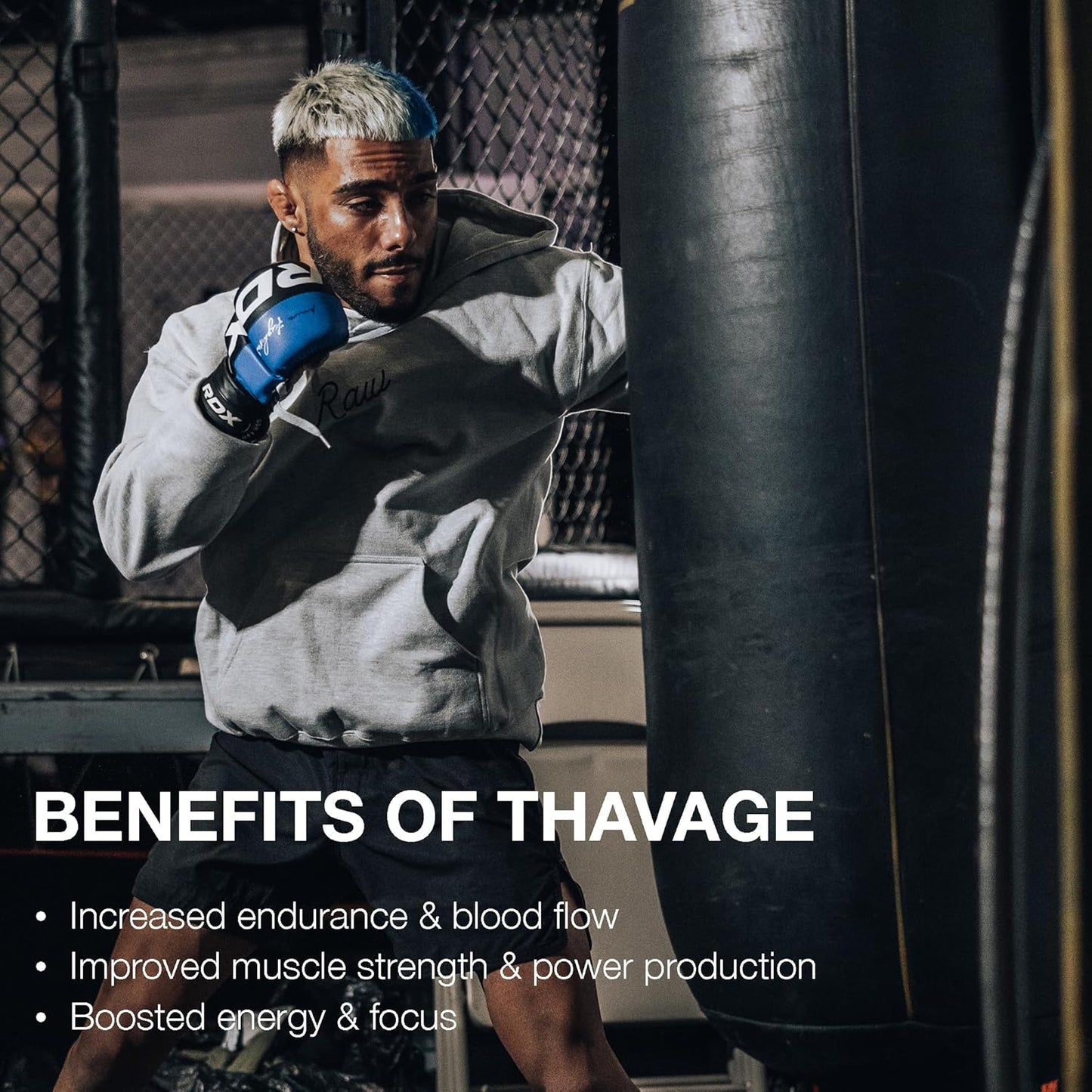 RAW Thavage Preworkout - Lemonade, Cbum Nutrition for Focus & Energy (40 Servings)