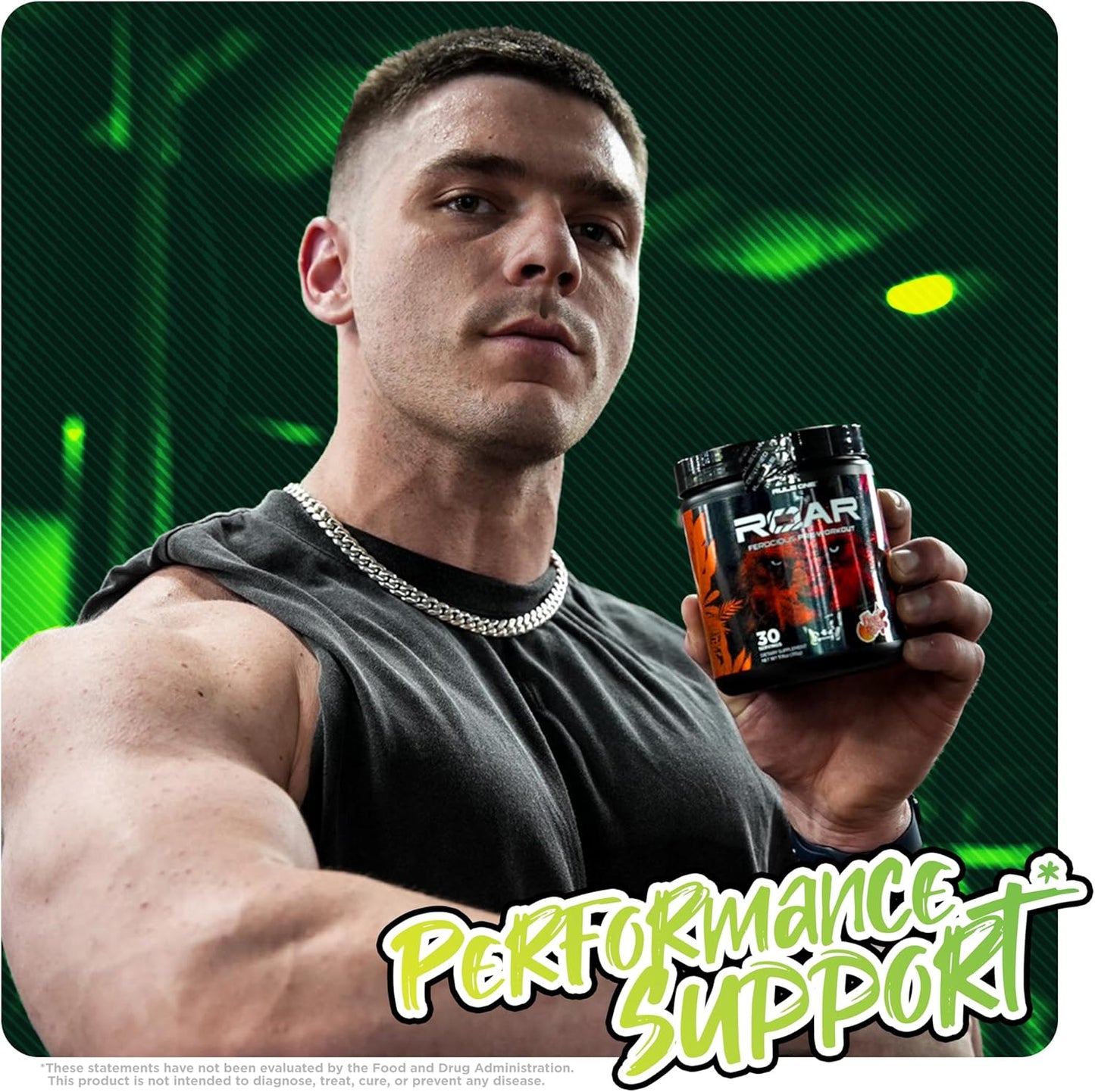 Rule 1 R1 Roar Pre-Workout Powder - Lemon Lime (Servings)