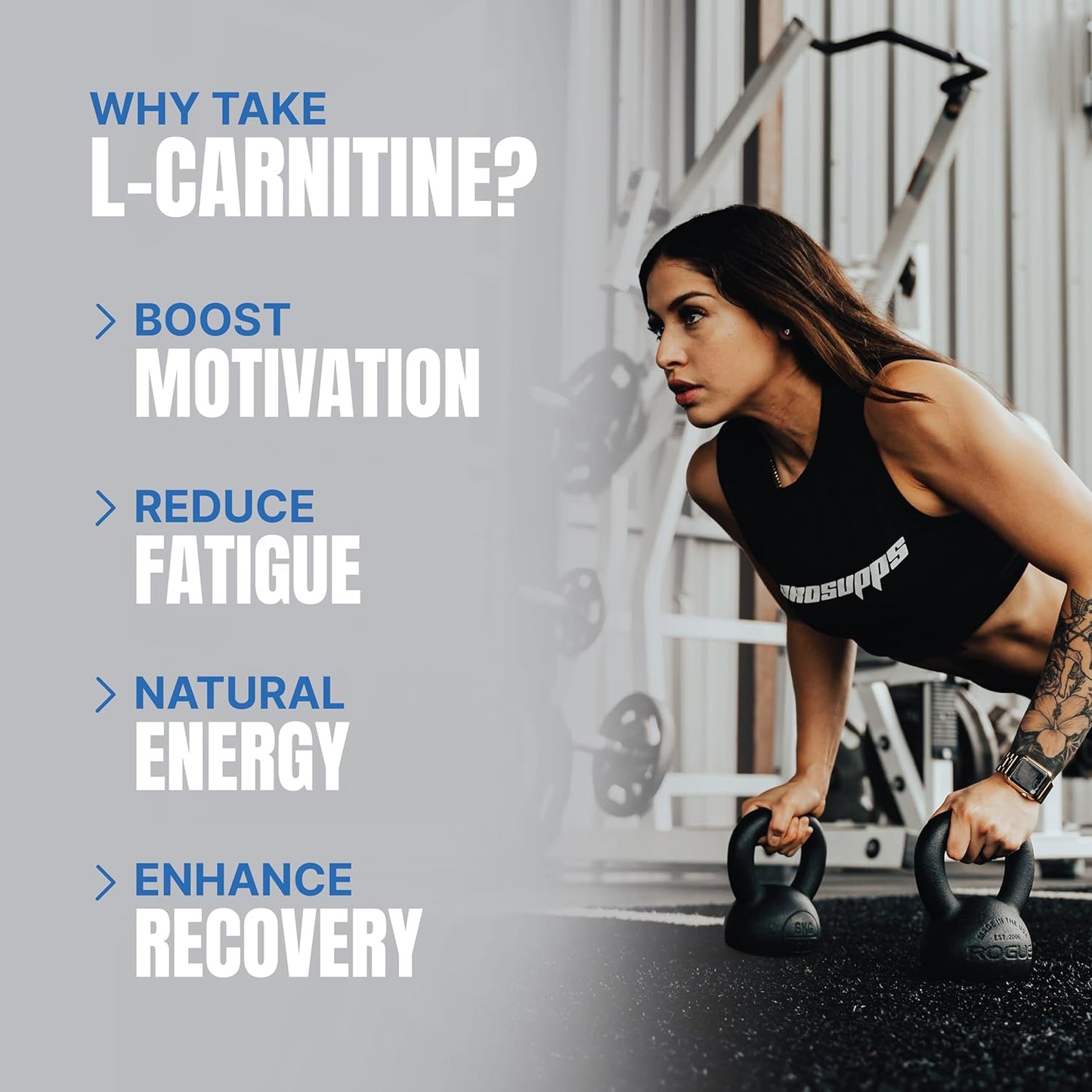 ProSupps L-Carnitine 3000 Stimulant-Free Workout Drink (Blue Razz)