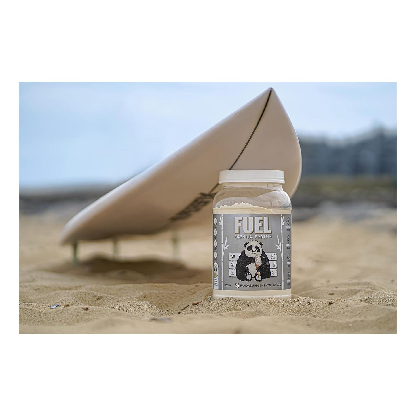 Panda Fuel Premium Protein, Collagen, Probiotics, Keto, 25 Servings (Vanilla)