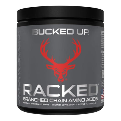 Bucked Up RACKED™ BCAAs with L-Carnitine for Post-Workout Recovery (30 Servings, Blood Raz)