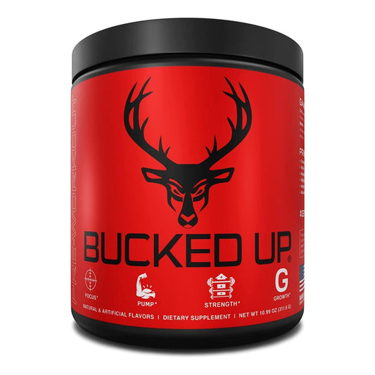 Bucked Up Pre Workout - Citrulline, Beta Alanine, 3 Patented Ingredients (Grape)