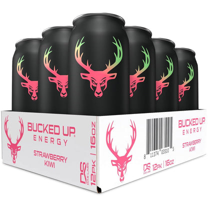 Bucked Up Strawberry Kiwi Energy Drink, 300mg (12 CT)