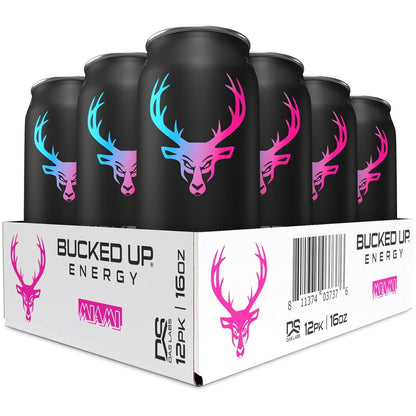 Bucked Up Miami Energy Drink, 300mg (12 CT)