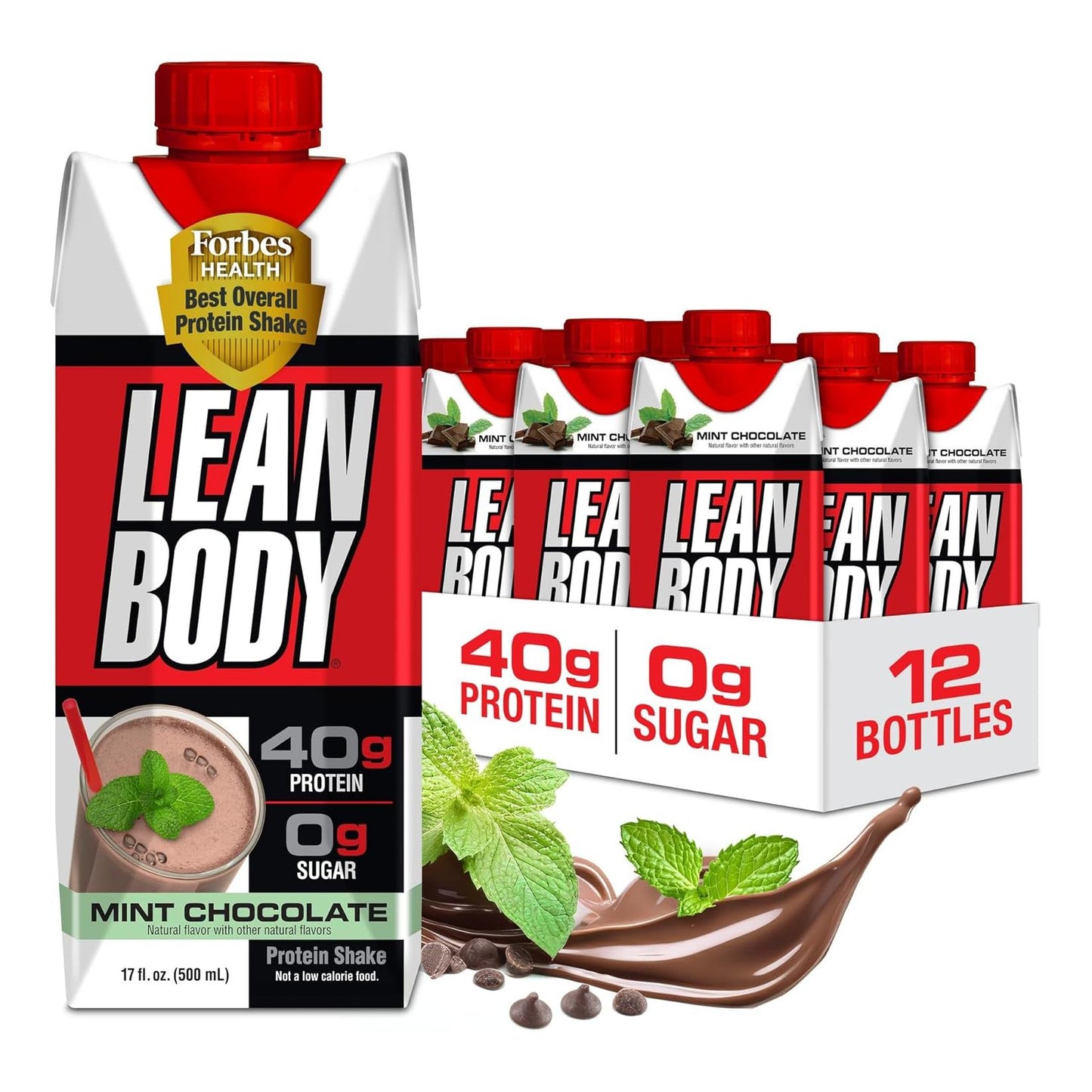 Lean Body Mint Chocolate Ready-to-Drink (17oz, 12 Pack)