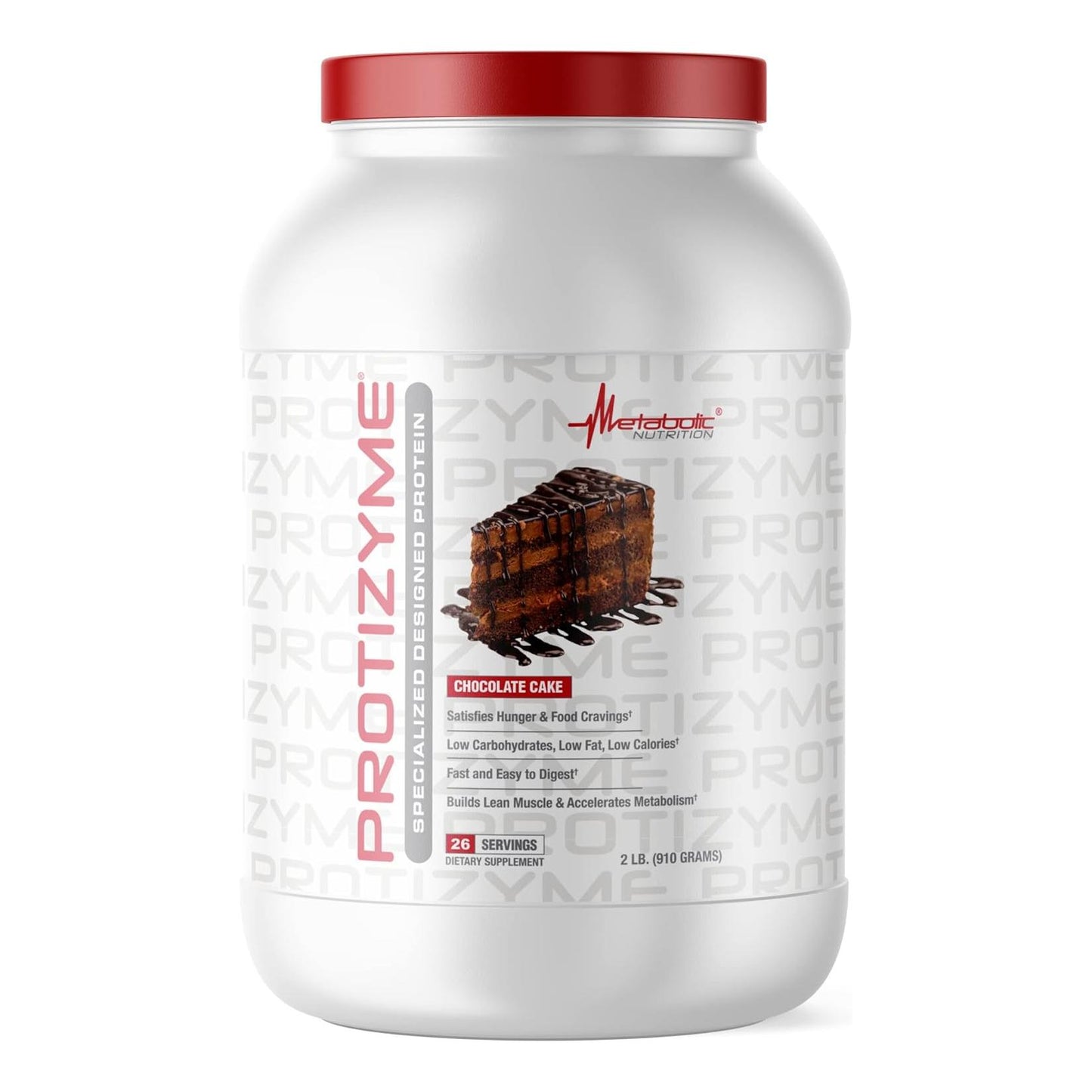 Metabolic Nutrition Protizyme Whey Protein, Chocolate Cake (2 lb)