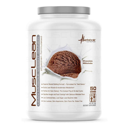 Metabolic Nutrition Musclean Whey Protein Meal Replacement, Chocolate (5lb/50 serv)