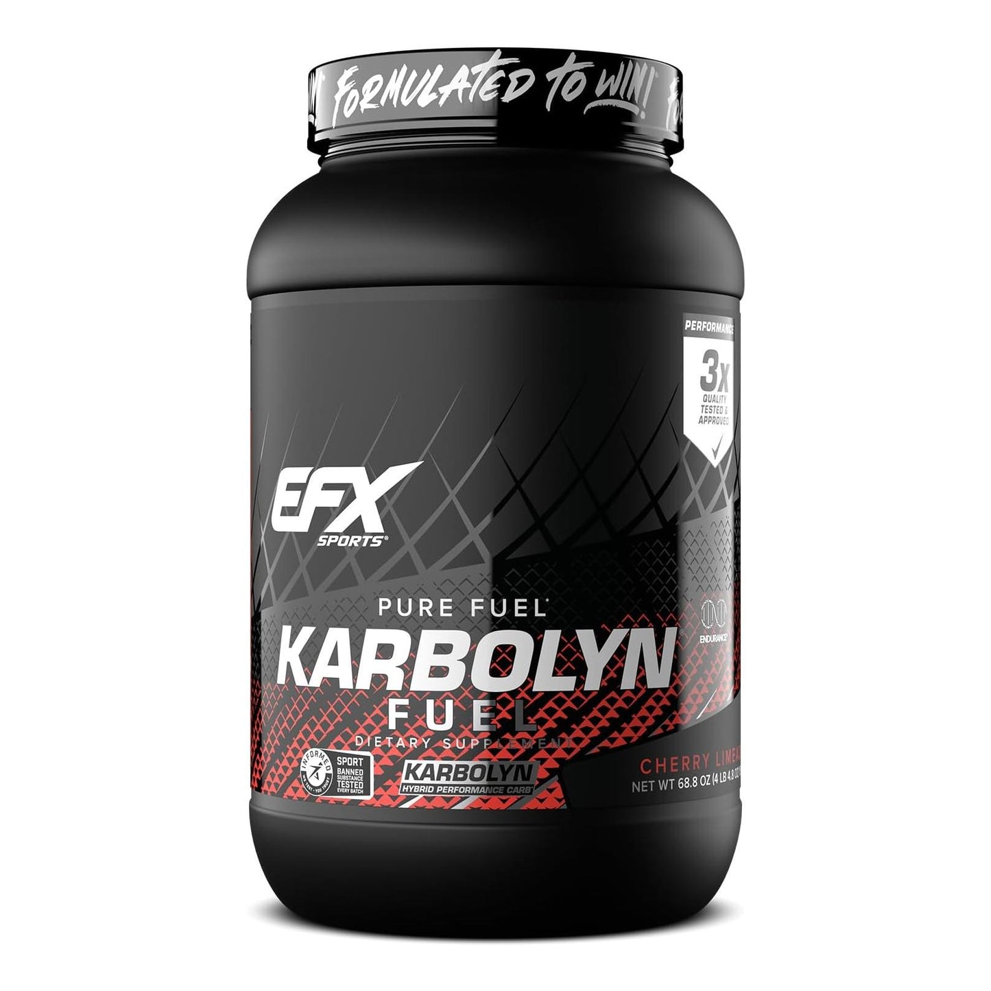 EFX Sports Karbolyn Fuel - Carb Load & Recovery, Stimulant-Free (37 Servings)