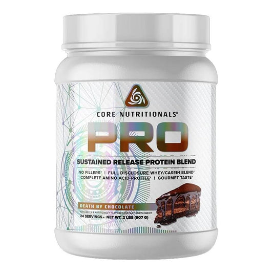 Core Nutritionals Pro Sustained Release Protein, 25g Protein, 24 Servings (Chocolate)