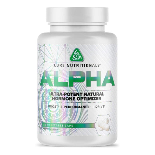 Core Nutritionals Alpha Platinum Hormone Optimizer & Testosterone Booster (56 Capsules)
