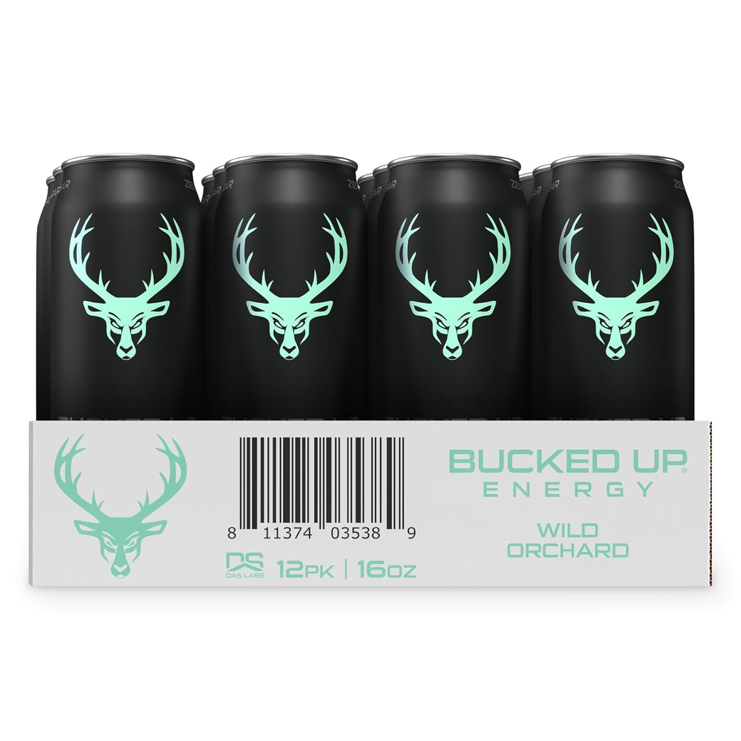 Bucked Up Wild Orchard Energy Drink, 300mg (12 CT)