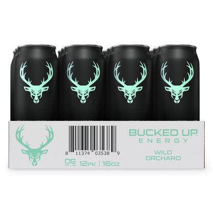 Bucked Up Wild Orchard Energy Drink, 300mg (12 CT)