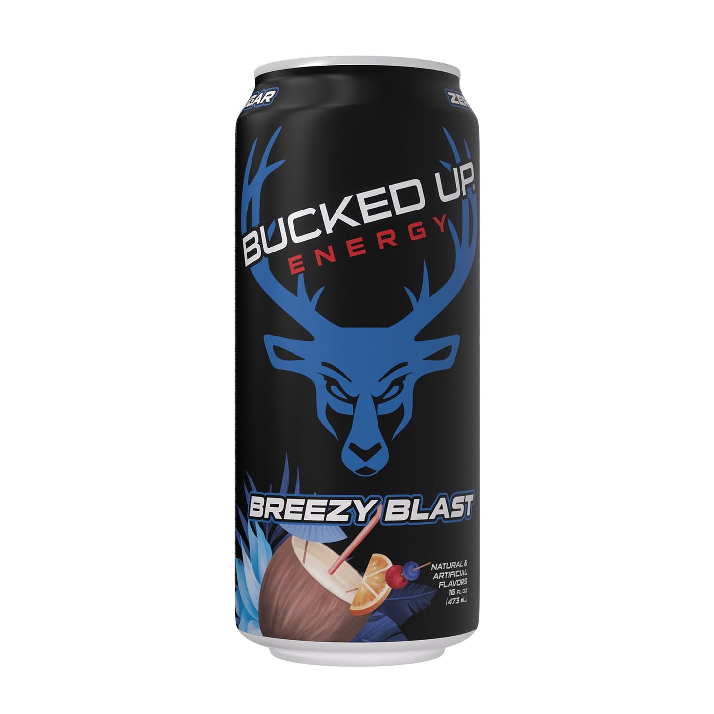 Bucked Up Breezy Blast Energy Drink, 300mg (12 CT)