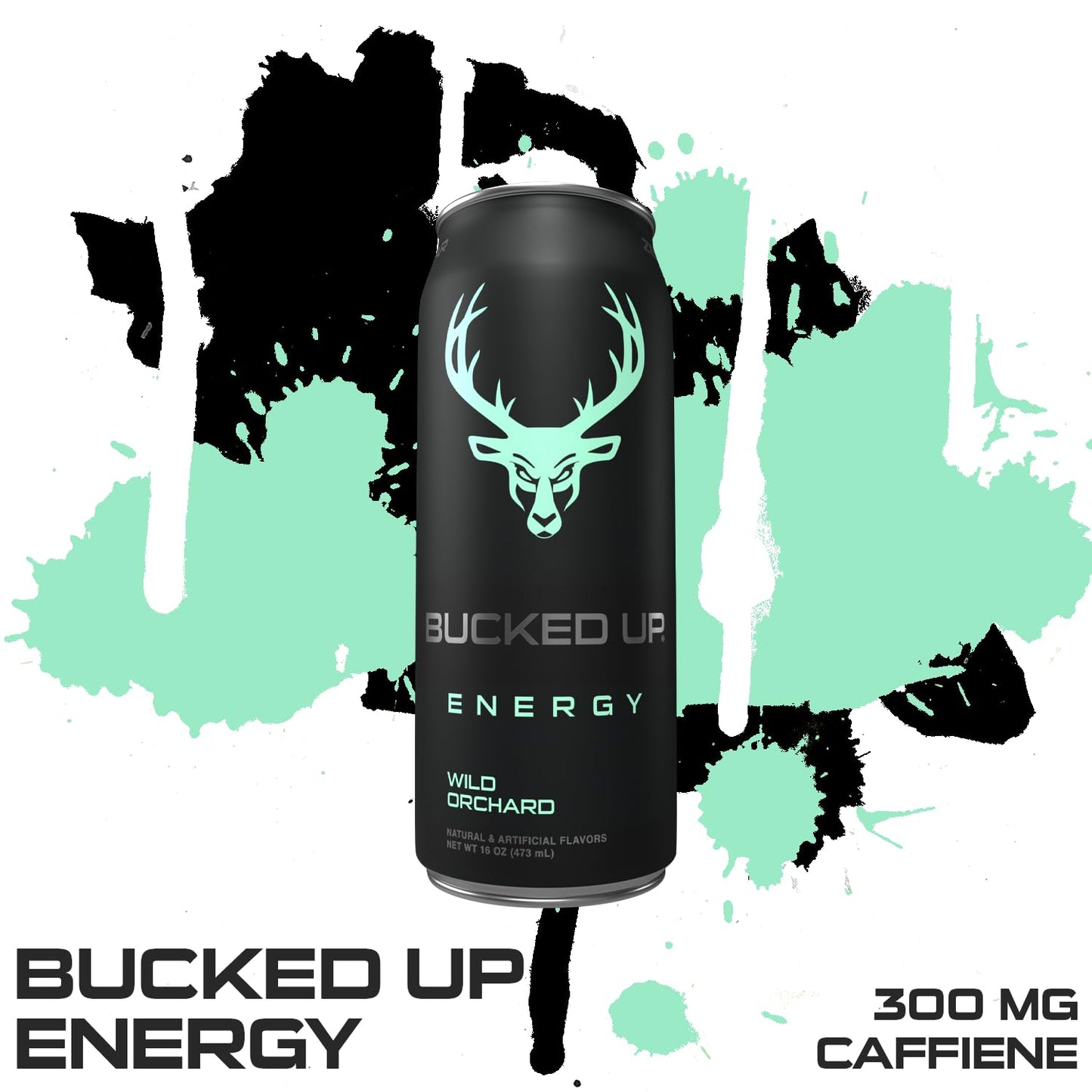 Bucked Up Wild Orchard Energy Drink, 300mg (12 CT)