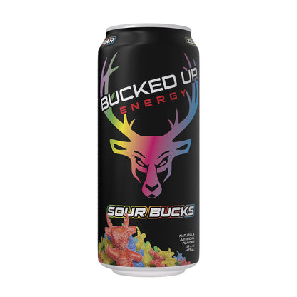 Bucked Up Sour Bucks Energy Drink, 300mg (12 CT)