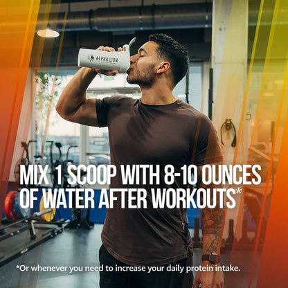ALPHA LION Superhuman Whey Protein Powder for Muscle Recovery (28 Servings, PB & Gains)