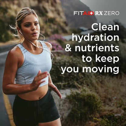 FITAID RX Zero Sugar Workout Recovery Drink, Juicy Apple (12 Fl Oz, Pack of 12)