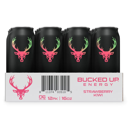Bucked Up Strawberry Kiwi Energy Drink, 300mg (12 CT)