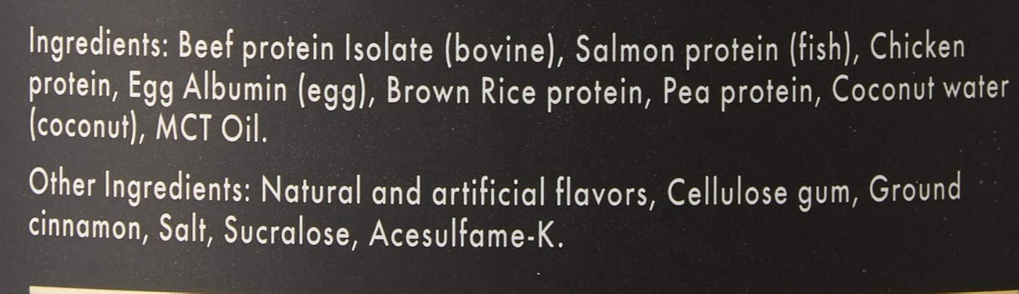 REDCON1 MRE Lite Snickerdoodle Protein Powder - Low Carb, Whey-Free (30 Servings)