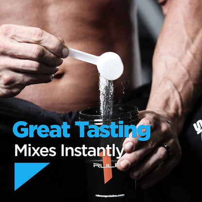 Rule One Proteins Vanilla Ice Cream Whey Blend with EAAs and BCAAs (2lbs)