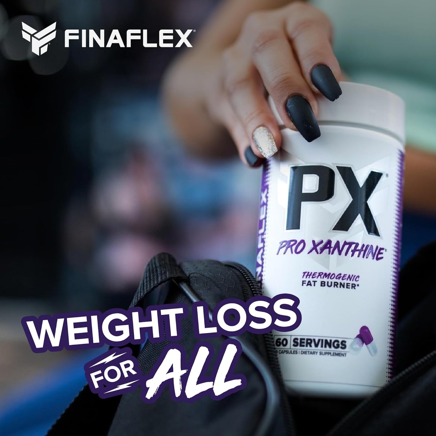 FINAFLEX PX PRO Xanthine Thermogenic, Energy & Focus Support (60 Caps)