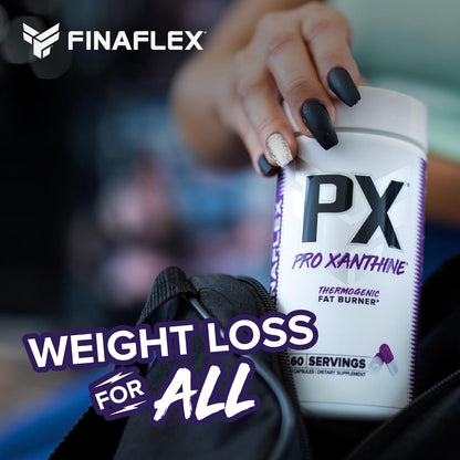 FINAFLEX PX PRO Xanthine Thermogenic, Energy & Focus Support (60 Caps)