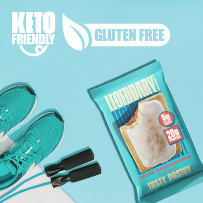 Protein Pastry - Low Carb, Keto, Brown Sugar Cinnamon (10 Pastries)