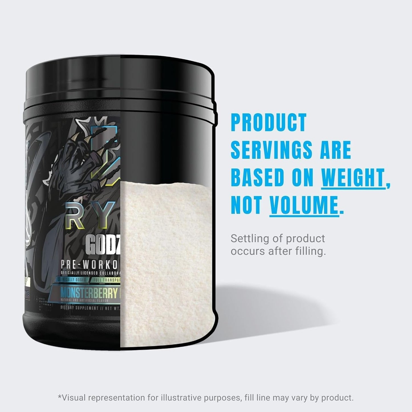RYSE Noel Deyzel Pre Workout - Pumps, Energy, Focus (40 Servings, Monsterberry Lime)