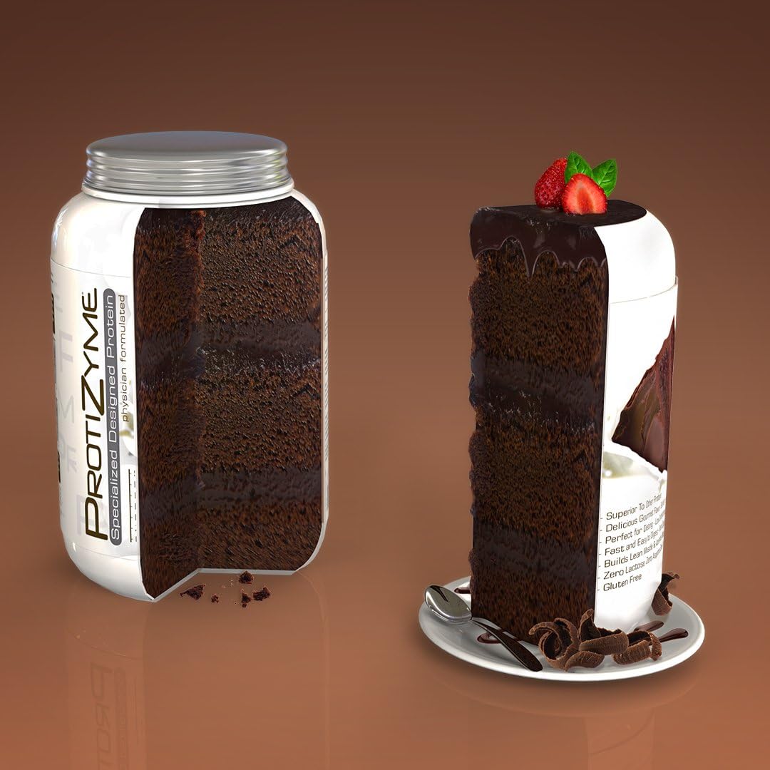 Metabolic Nutrition Protizyme Whey Protein, Chocolate Cake (2 lb)