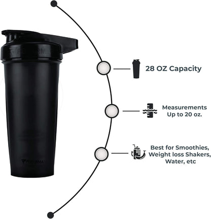 Performa PerfectShaker Activ Classic Shaker Cup - Black (28 oz)